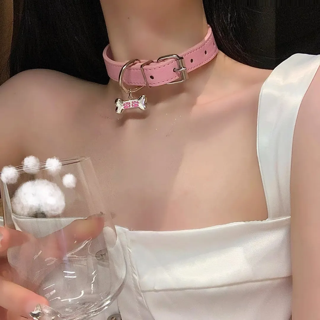 P-1097  Cute puppy cortical neck ring collar