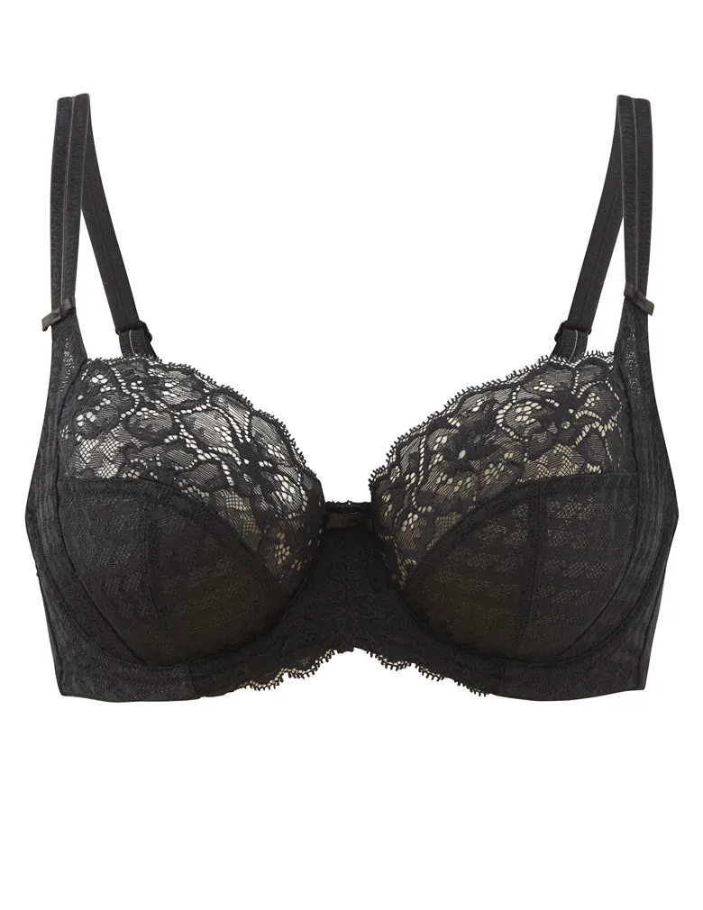 Panache Envy 7285 Black Balconette Bra