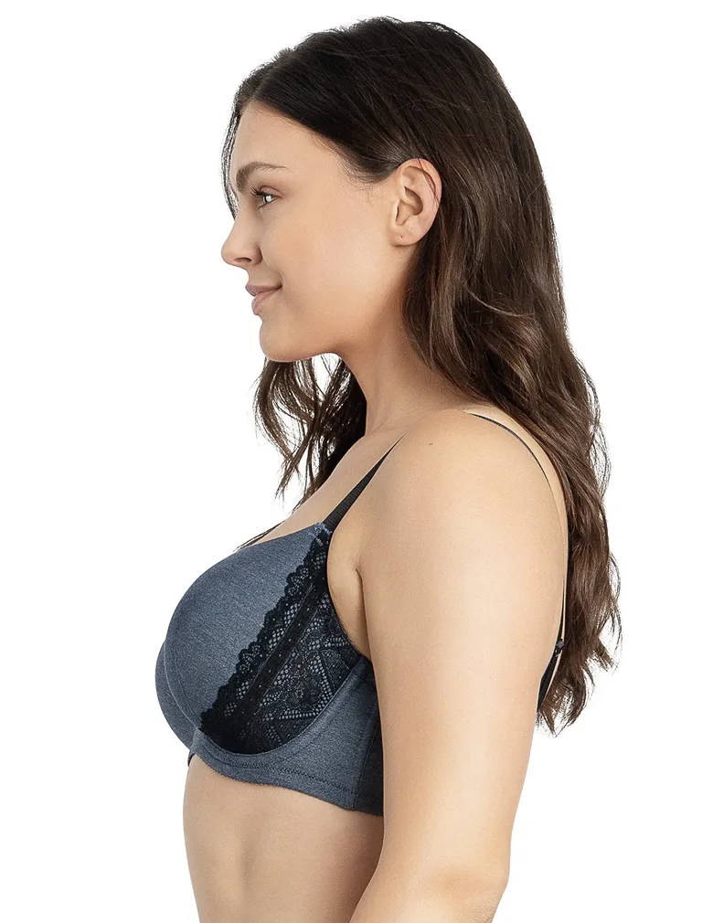 Parfait Casey 2801 Denim Blue Plunge Molded Bra