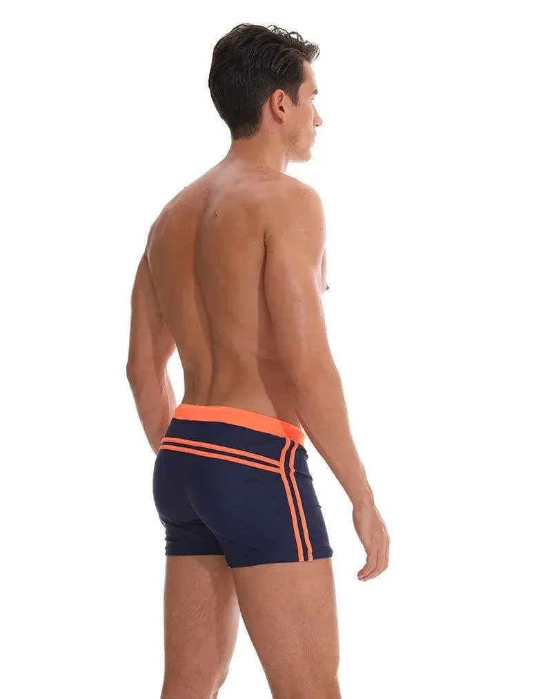 Patchwork Swim Trunk For Men