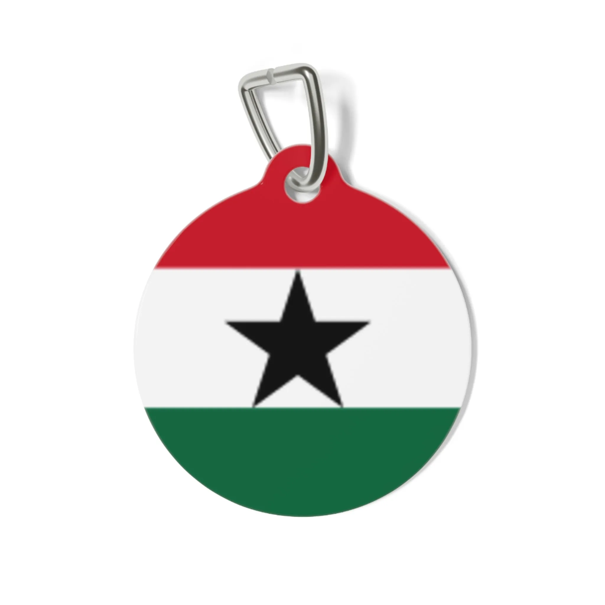 Personalized Ghana Flag Pet Tag for Dogs and Cats - Custom Name Tag for Pets
