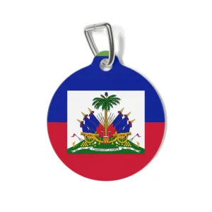 Personalized Pet Tag - Scooby-Doo & Haitian Flag Design