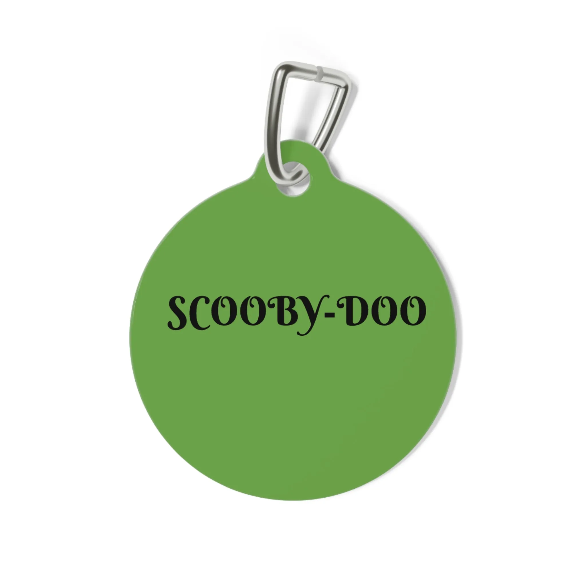 Personalized Pet Tag - Scooby-Doo & Haitian Flag Design