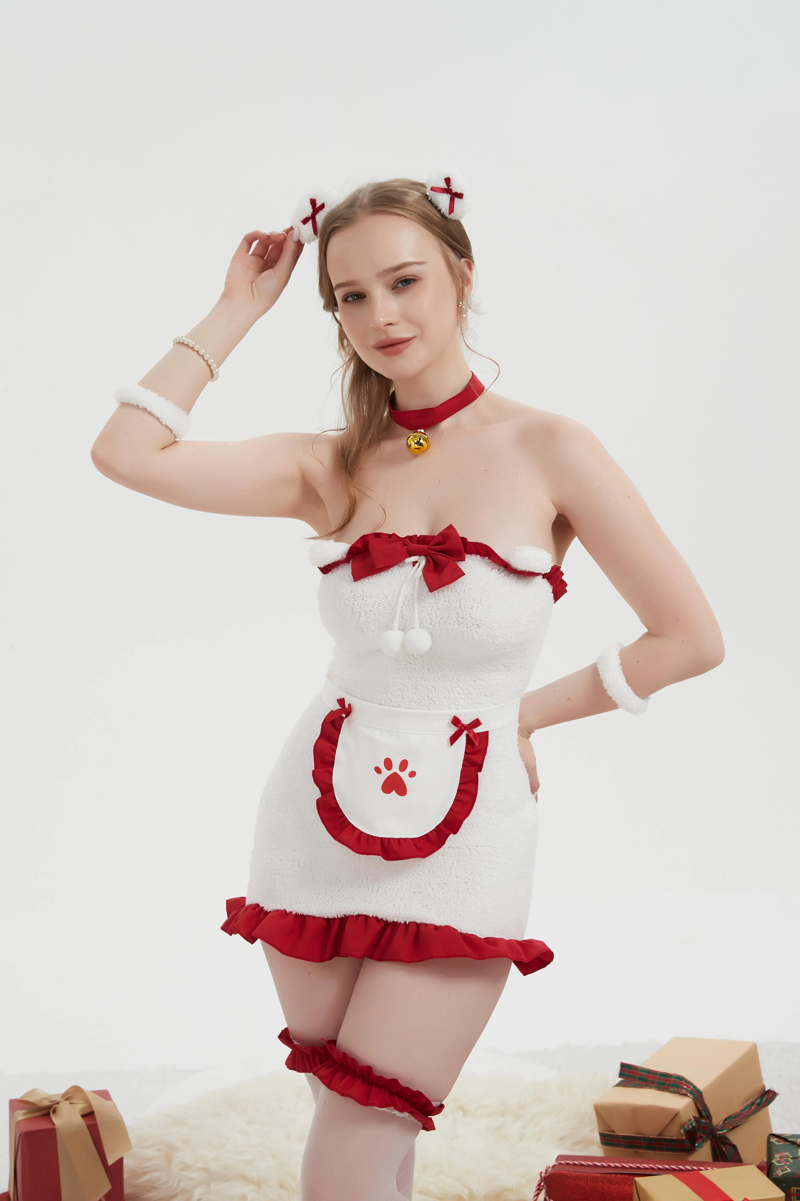 Playful Kitty Maid Lingerie Set