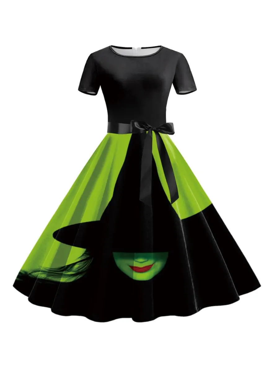 Plus Sizee Elphaba and Glinda Dress