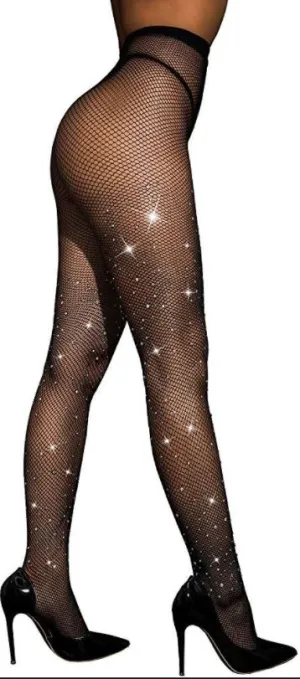 Rhinestone Crystal Stockings