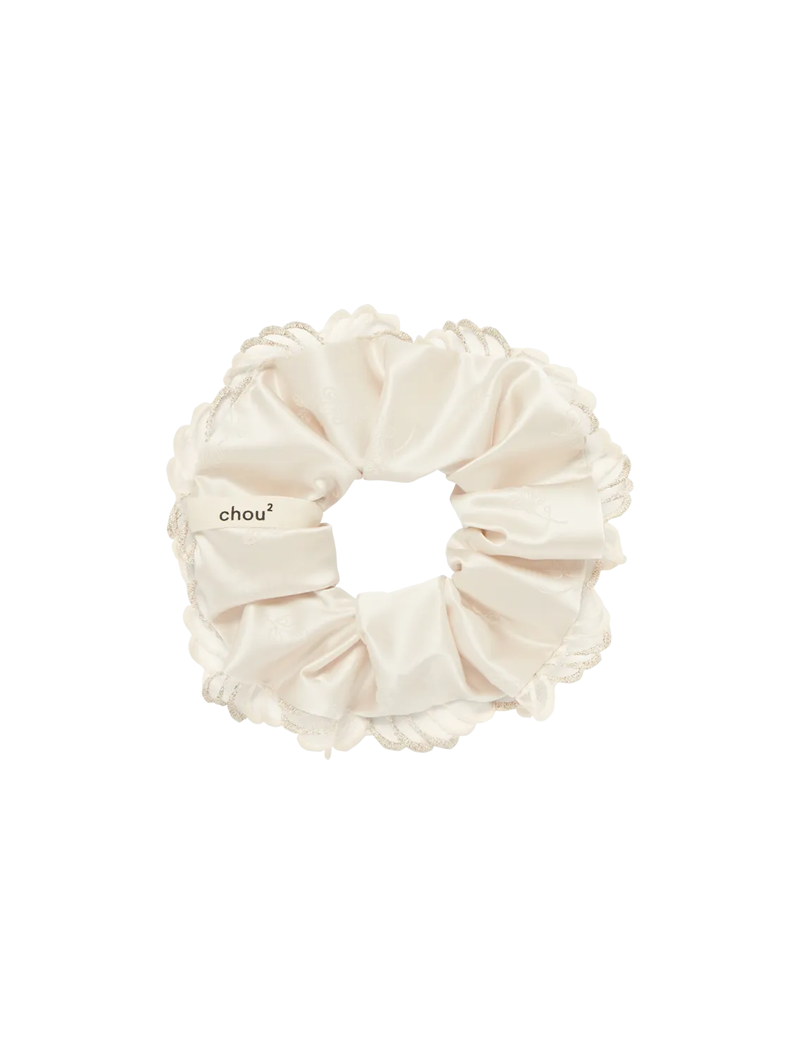 Satin Scrunchie - Topaz Beige