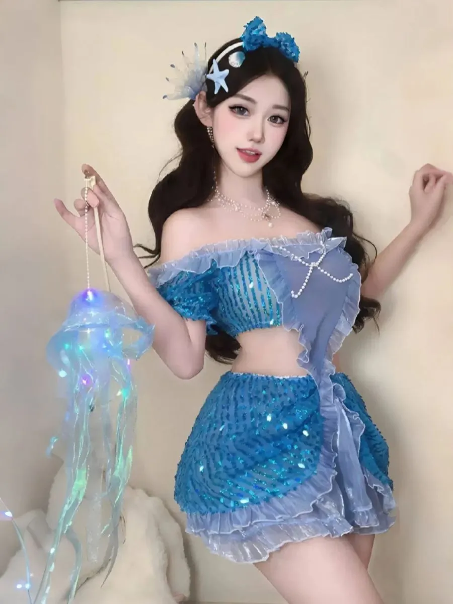 Sequins Mermaid Princess Dress