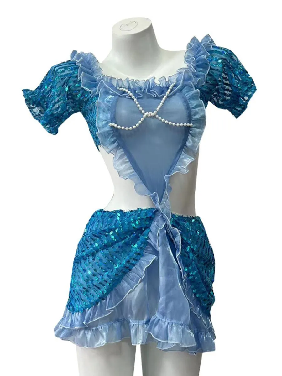 Sequins Mermaid Princess Dress
