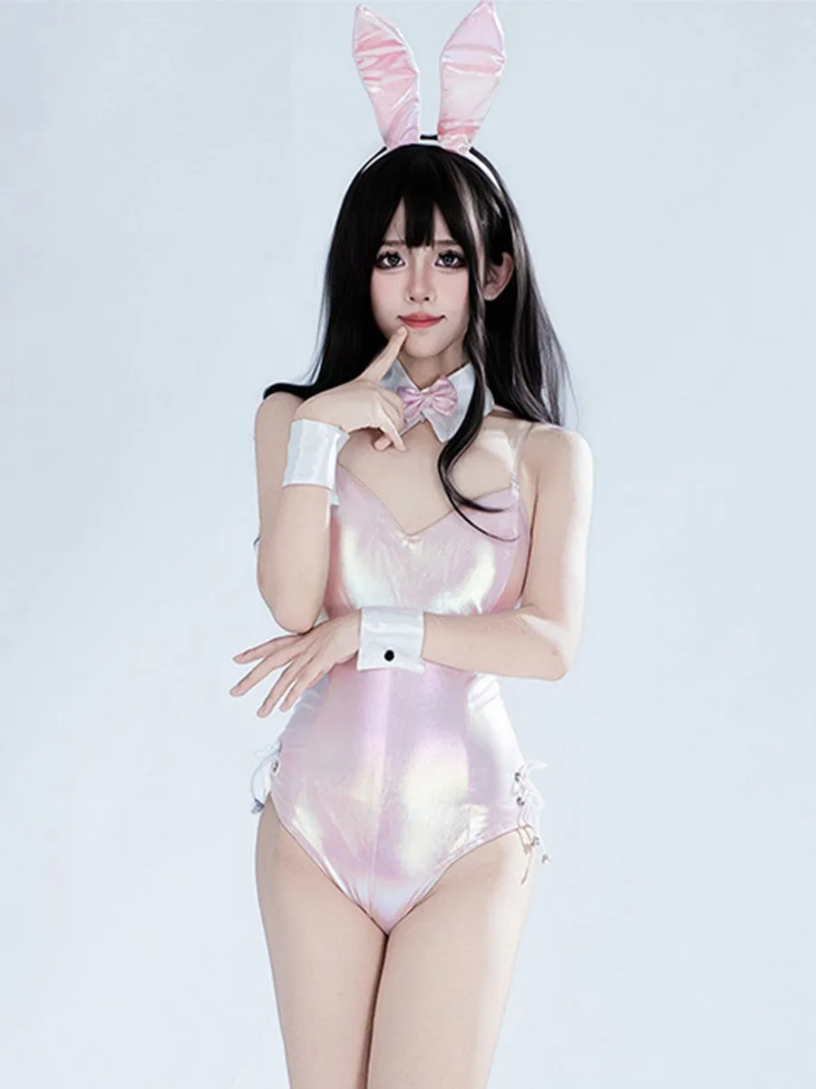 Sexy Metallic Bunny Suit