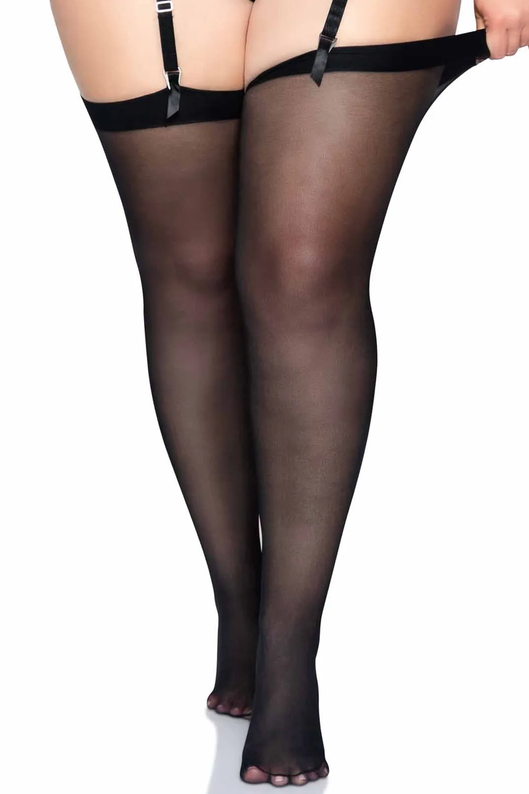 Sheer Seamed Stockings