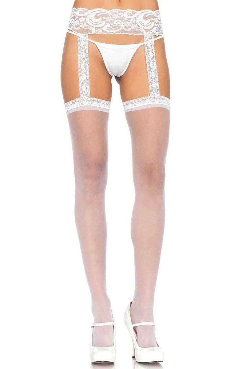 Sheer Suspender Pantyhose
