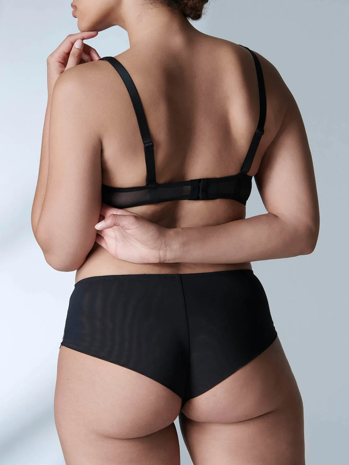 Singuliere Boyshort -  Black