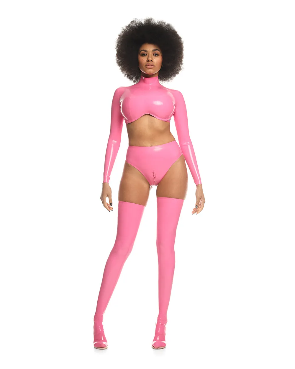Stockings "Stella001" Pink