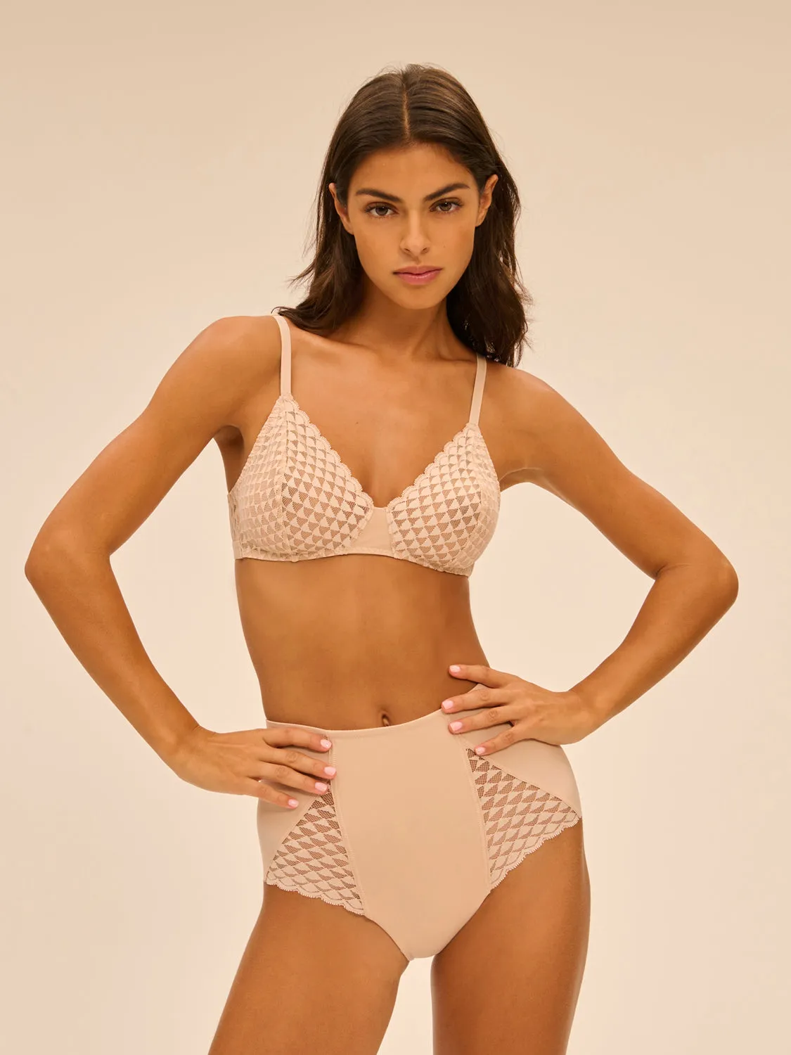 Subtile Control Brief - Peau Rose