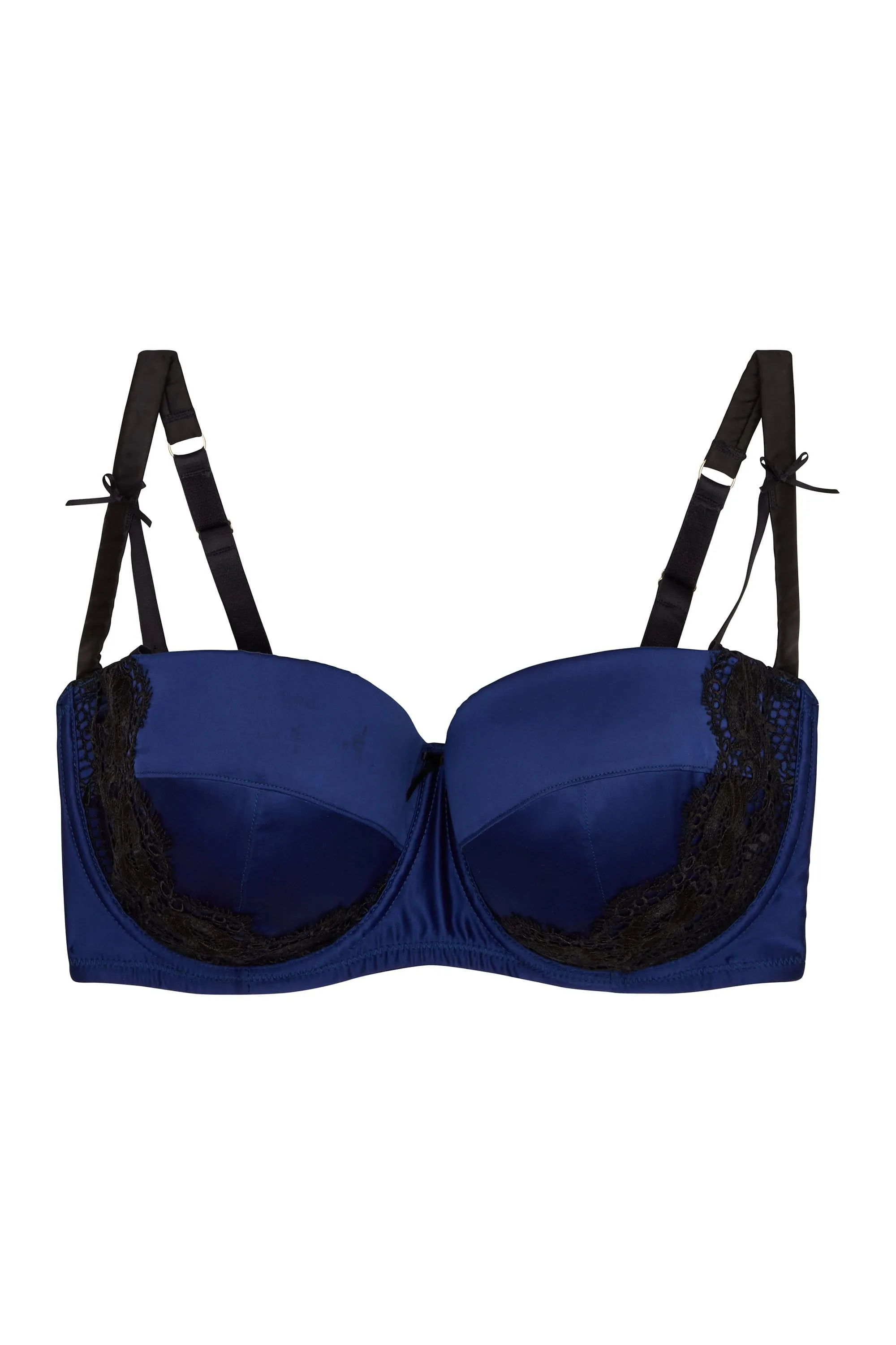 Tabitha Blue Embroidery Full Bust Bra DD/E - K