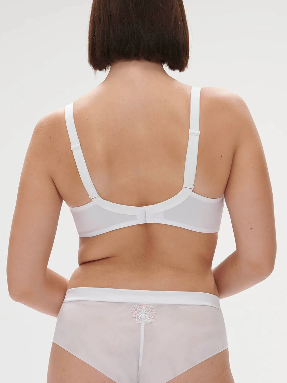 Wish Full Coverage Plunge - Crystal White