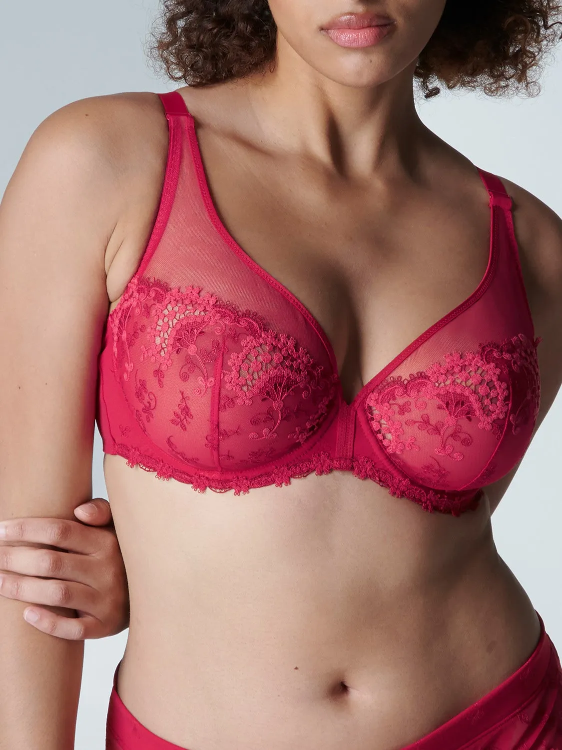 Wish Full Coverage Plunge - Ruby