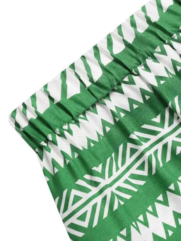 Women Ethnic Style Printed Prairie Skirt